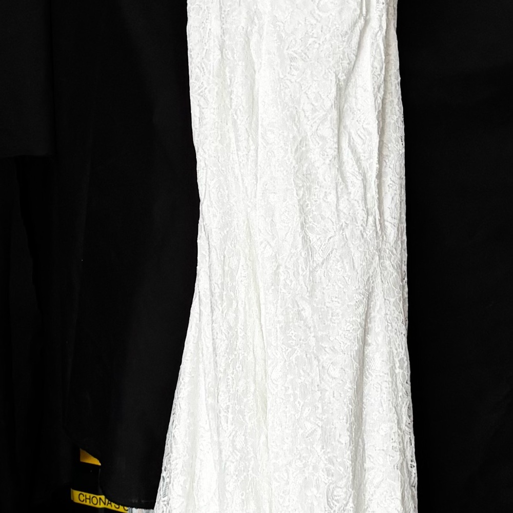 Lace Wedding Dress White Sweetheart Gown Size 10